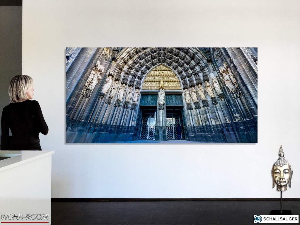 wandverkleidung_akustik_schallsauger_koelnerdom_wandbild_wohn-room