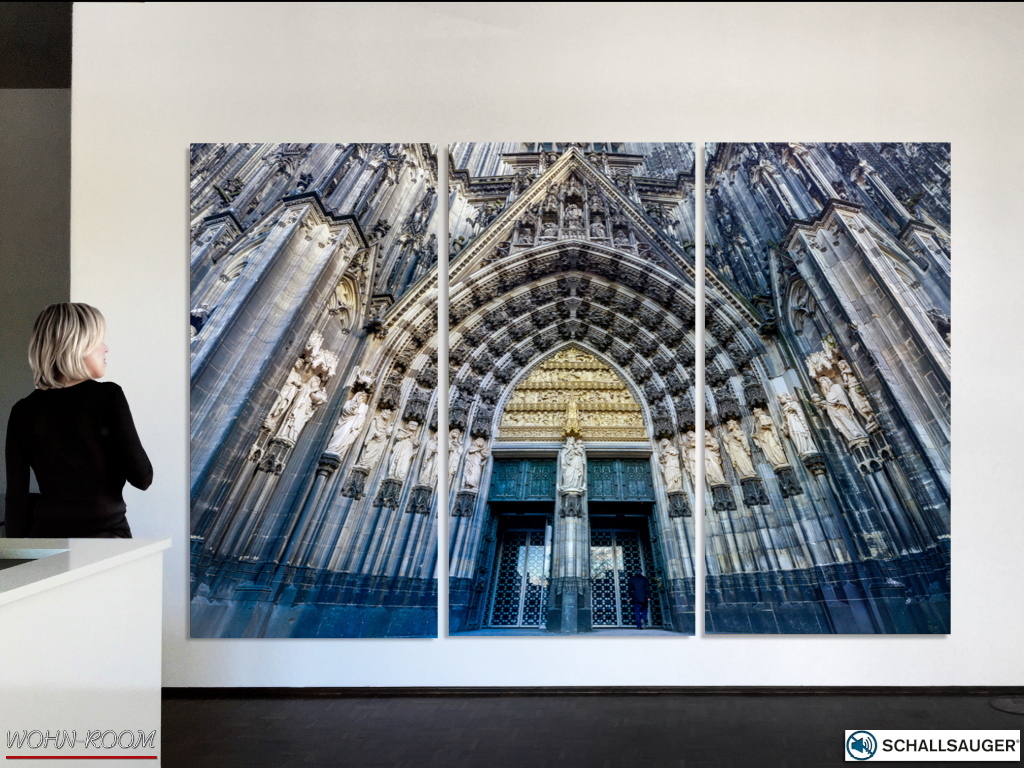 wandverkleidung_akustik_schallsauger_koelnerdom_wandbild_wohn-room