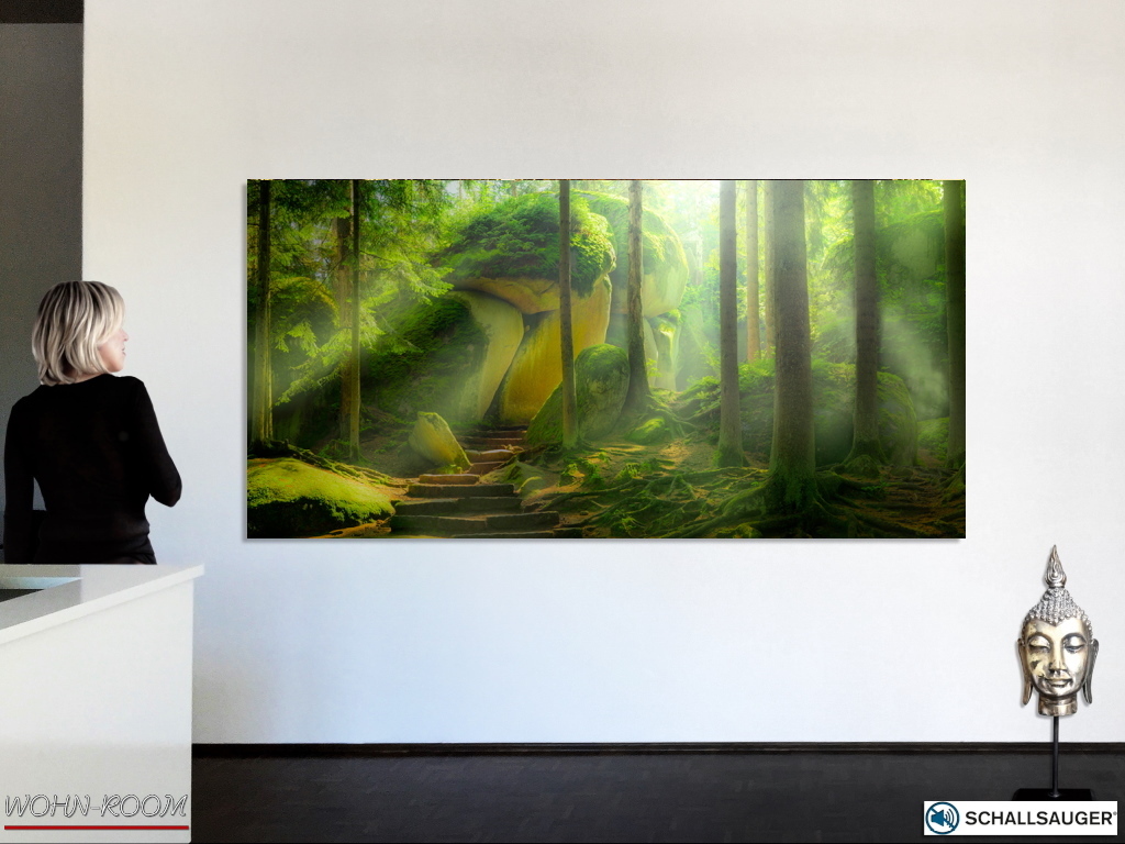 wandverkleidung_schallsauger_urwaldtempel_akustik_wandbild_wohn-room