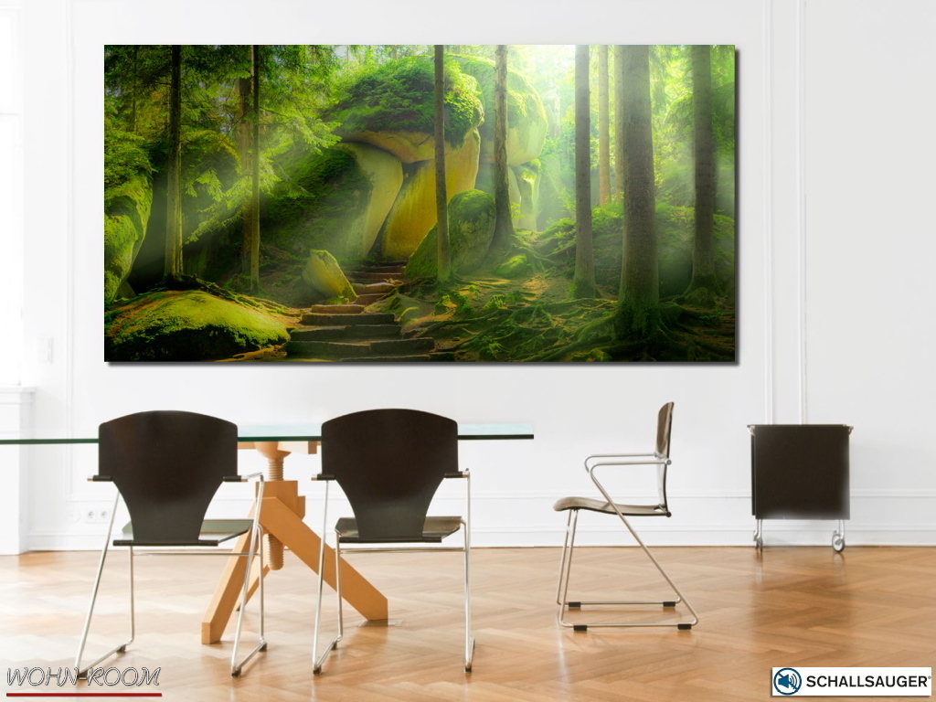 wandverkleidung_schallsauger_urwaldtempel_akustik_wandbild_wohn-room